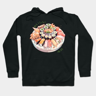 Yummy Sushi Anime Food Hoodie